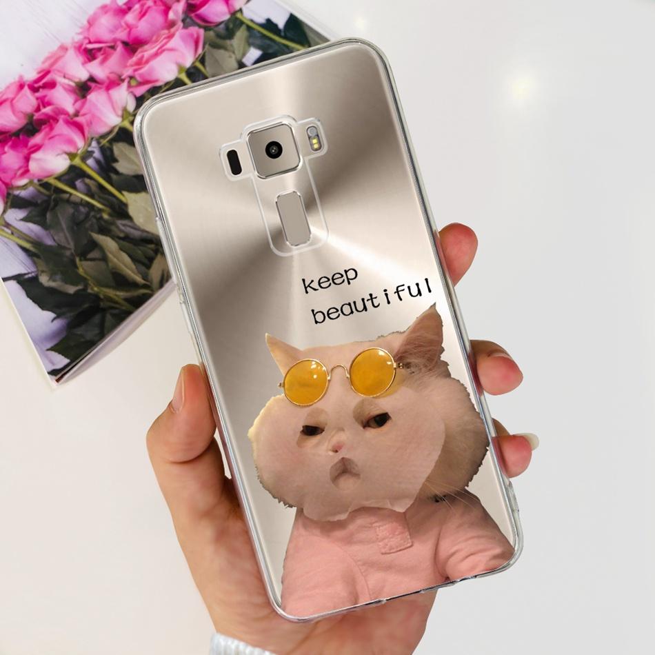 Для Asus Zenfone 3 ZE520KL ZA520KL Милый Чехол-Телефон с Мультяшной Пандой Для Asus Z017D Z017DA Z017DB Z017DC 5.2" Мягкий Силиконовый TPU Чехол