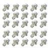 25 Pcs Wheel Rim Rivets Lip Rivets Nuts for AH Ds Series Wheel Rims Cap Lip Screw Bolt Tire