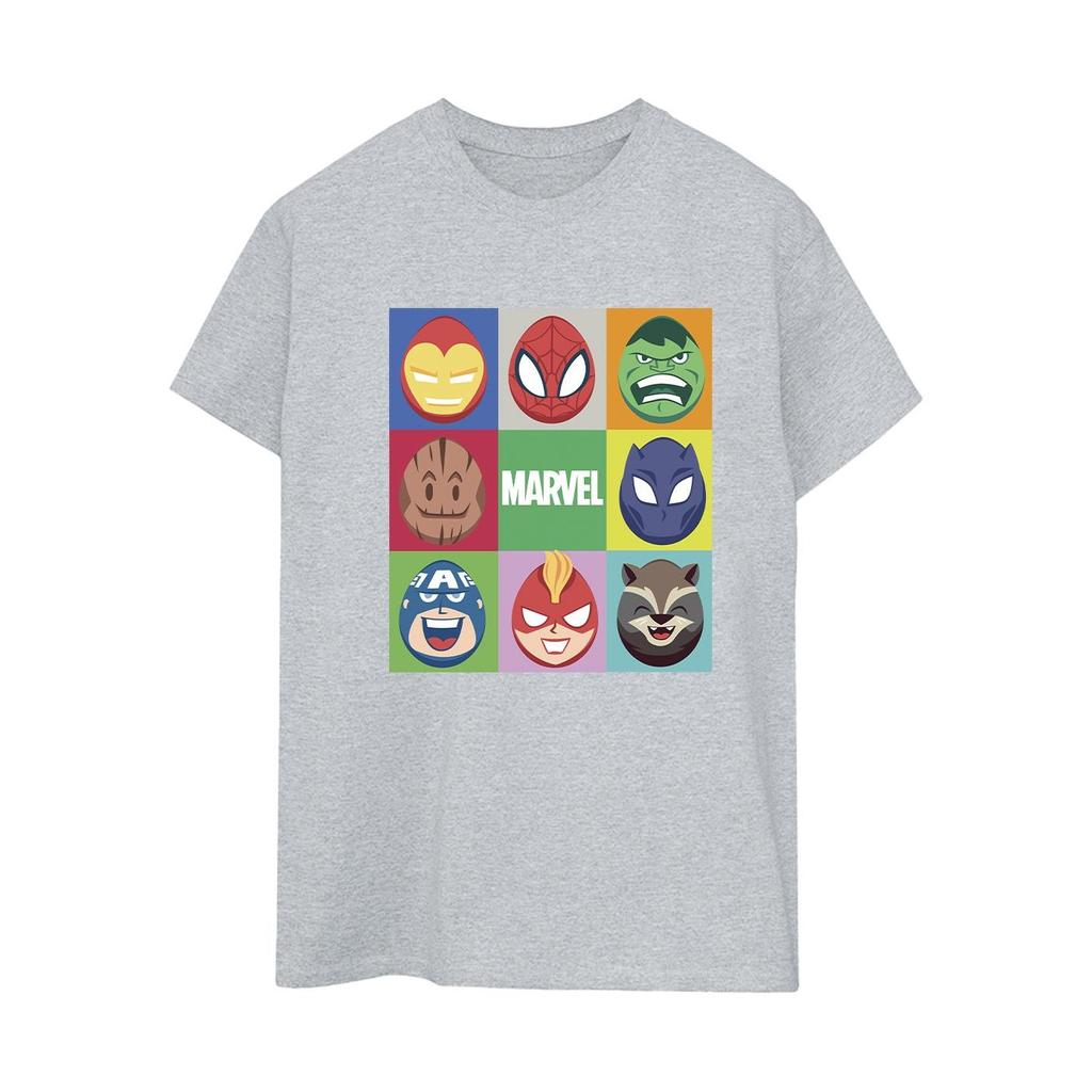 Marvel Womens/Ladies Easter Eggs Cotton Boyfriend T-Shirt
