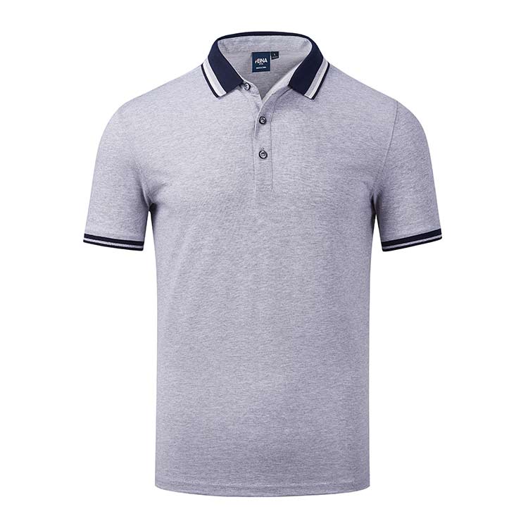 YDD FN2066 200G Combed Cotton Colorful Collar Lapel POLO Shirt