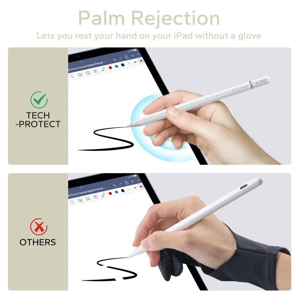 Tech-Protect Digital Magnetic Stylus Pen 3 Ipad White