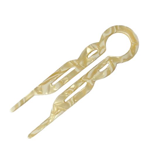 U-образная ацетатная заколка для волос, легкая, нескользящая, длинная, густая, шпилька для волос, французский пучок, аксессуары для волос для женщин и девочек