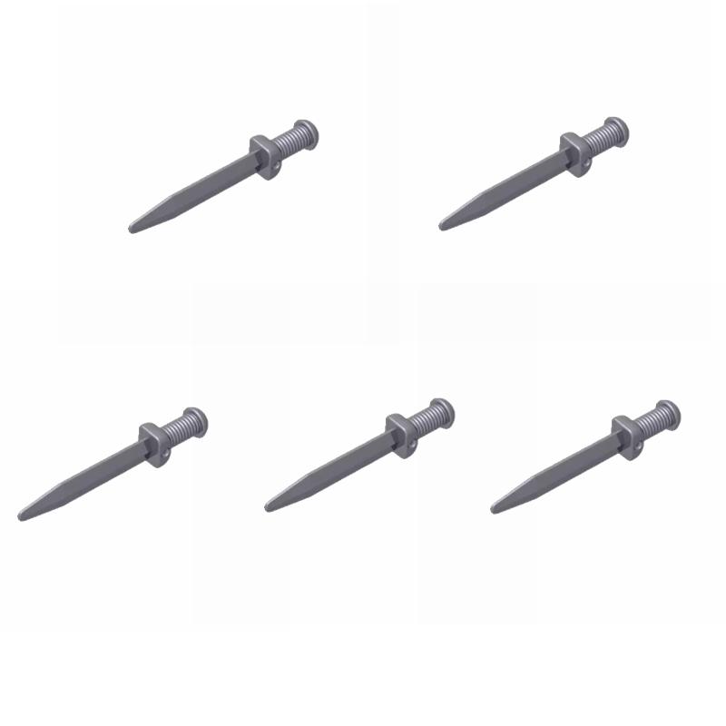 5PCS/SET MOC Creative Figures Weapons Sword Helmet Bow Building Blocks Bricks for DIY Gifts 98370 95673 4499 3846 2587