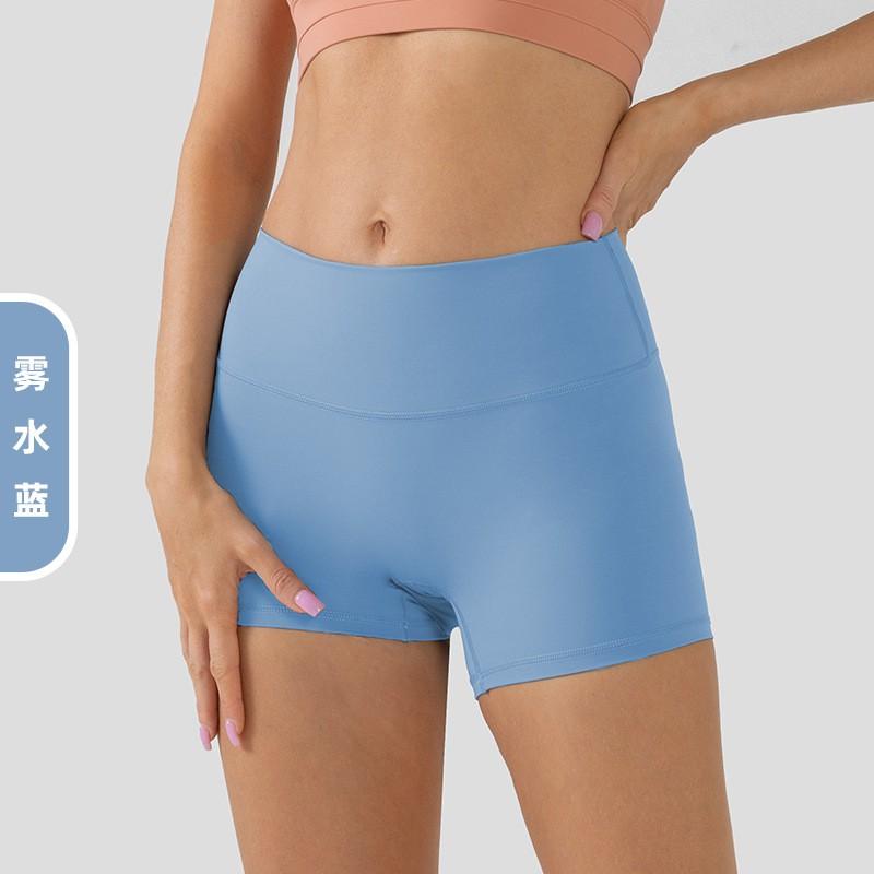 High-Waisted Yoga Shorts Women Breathable Compression 3/4 Leggings Running Gym Cycling Fitness