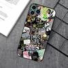Чехол для телефона P-Pierce The Veil Band для Apple iPhone 15,14,13,12,11,XS,XR,X,8,7,Pro,Max,Plus,mini Силиконовый Черный