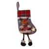 Christmas Stockings Elk Bear Doll Cartoon Socks Snacks Container Showcase Xmas Tree Goodie Bag Hanging Pendant Party Holiday