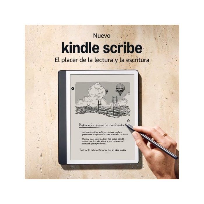 Amazon Kindle Scribe 2024 E-Reader 10.2" 16GB Cuaderno Digital con Lápiz Prémium Gris Tungsteno