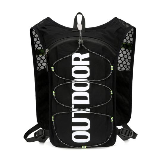 Гидратационный рюкзак Многокарманный рюкзак для воды с гидратационным пузырем Светоотражающая полоса Гидратационный рюкзак для пеших походов, бега, велоспорта