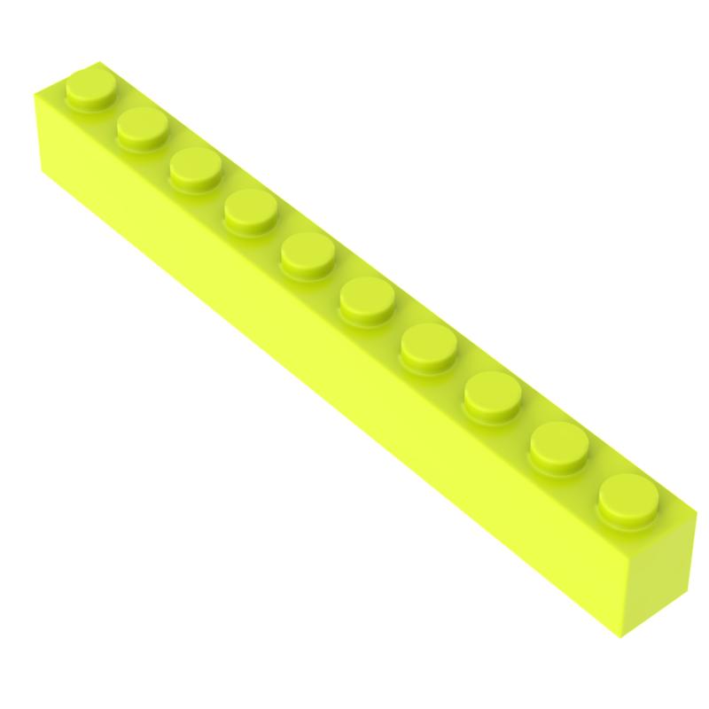 [FunBrick] 10/30/50 ШТ Кирпичики 1x10 Точек 1*10 Точек Образовательный Творческий DIY Набор Крупнооптовый Строительные Блоки Совместимые с 6111 Classic