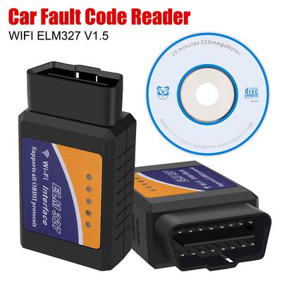 ELM327 WIFI V1.5 для IOS Android OBDII адаптер OBD2 сканер 1 шт. автомобильные аксессуары считыватель кодов неисправностей автомобиля инструмент для автоматического диагностического сканирования