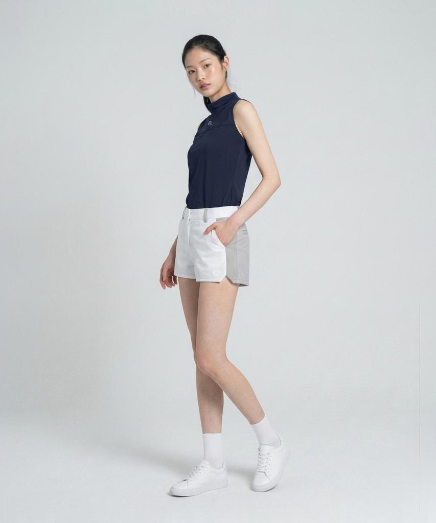 SLOUPLAY Slpl Ice Cool Shirred Sleeveless (Navy)