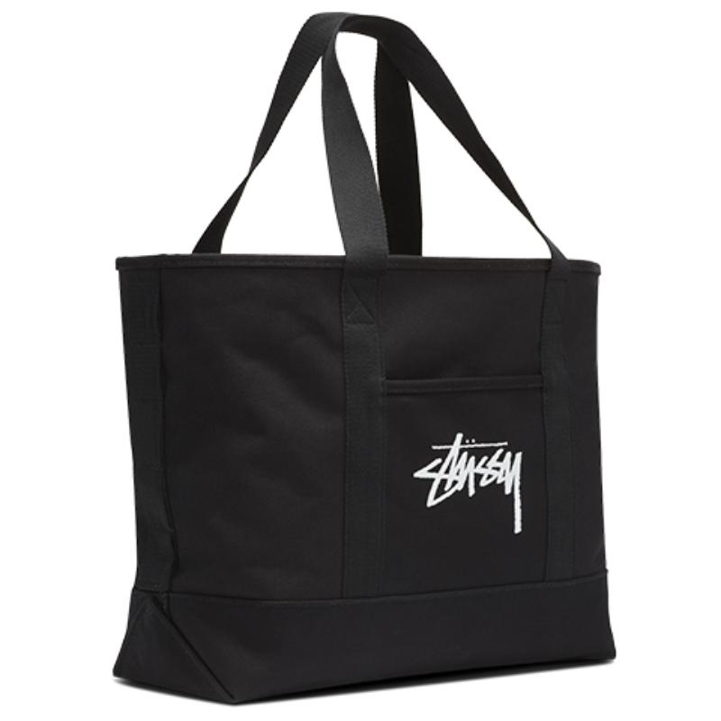 Nike Хлопковая сумка-тоут Stussy Collaboration Сумка для покупок Дорожная сумка Сумки Унисекс Черный Повседневный CZ1521-010