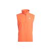 Adizero Half-Zip Running Vest With Logo Print Men Vests Orange IL1463