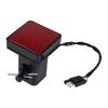 NEW-Red 15 LED 2 Inch Trailer Truck Hitch Tow Haul Receiver Cover Brake Light With Pin 12V