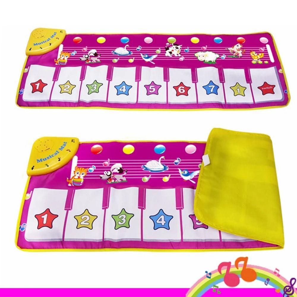 Learning Music Floor Keyboard Dance Mat Multifunctional Electronic Musical Toys  Girls/Boys