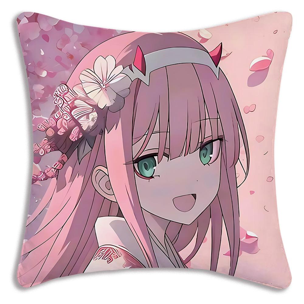 Аниме B-Bocchi the Rocks Наволочки Мультяшная Декоративная Подушка для Дивана Домашняя Двусторонняя Печать Короткий Плюш Милая Наволочка