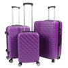 3PCS Luggage Set Spinner Wheel Hardshell Suitcase Lightweight with TSA Lock 150kg Load Capacity