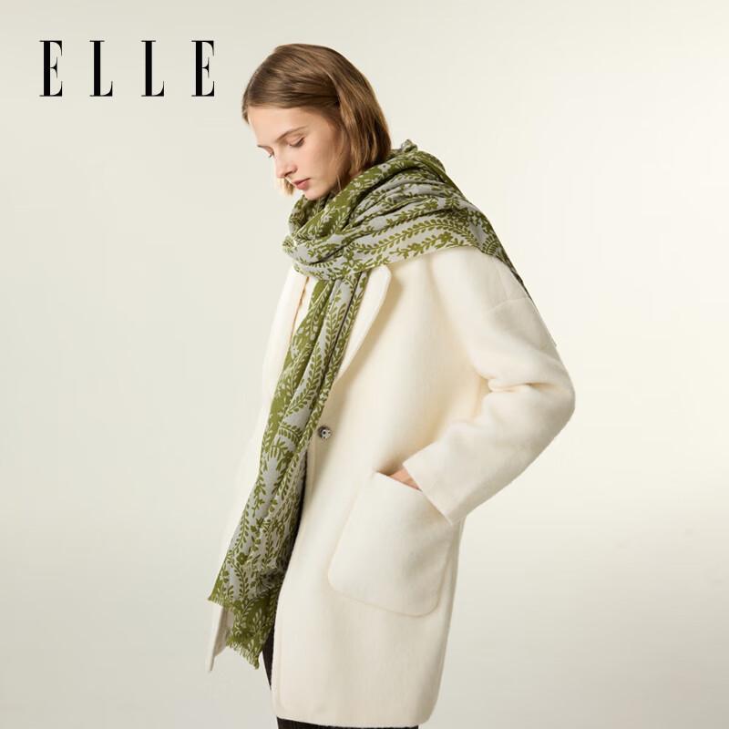 ELLE Женский шарф и шаль из 100% чистой шерсти в подарочной коробке