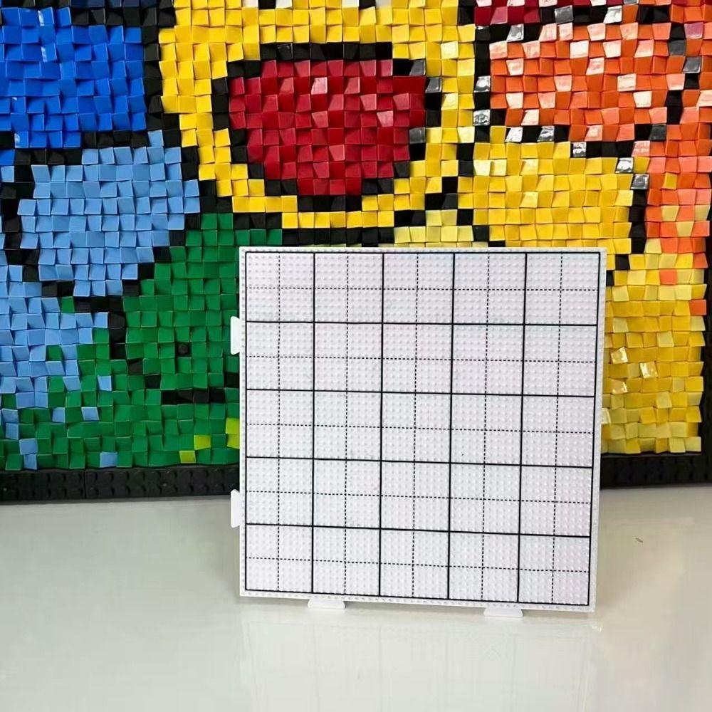 2Pcs with Black Line Fuse Beads Pegboards Thicken Hama Beads Template Pixel Puzzle