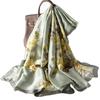 New Korean Version of Magnolia Scarf Warm Scarf Imitation Silk Fashionable Gauze Scarf Spring and Autumn Shawl