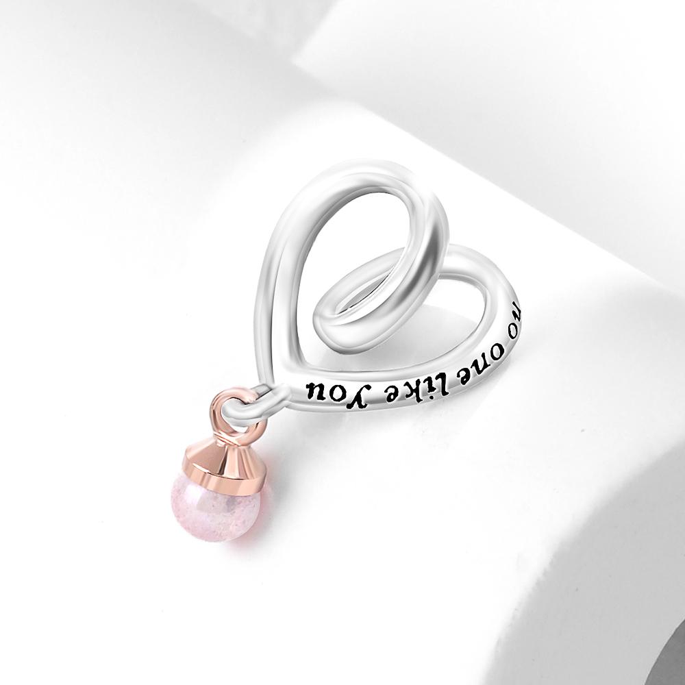 925 Silver Pink Series Cake Wings Flower Heart Pig House Donut Charm Bead Fit Bracelet DIY For Woman Girl Jewelry