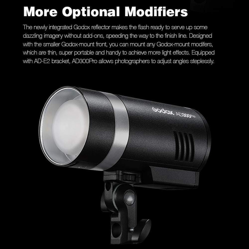 Godox AD300Pro 300W Flash Strobe 2.4G TTL Studio Light 1/8000 HSS Adjustable Brightness 12W