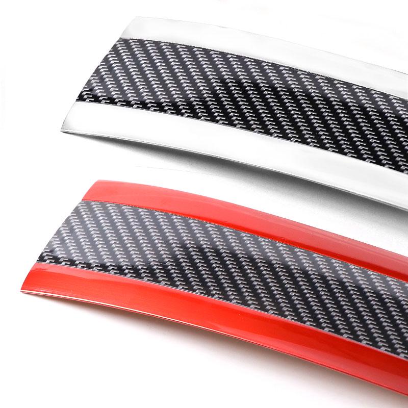 Автомобильный Стайлинг, устойчивый к царапинам, углеродное волокно, резина, автомобильные наклейки, защита порога, дверной протектор, товары