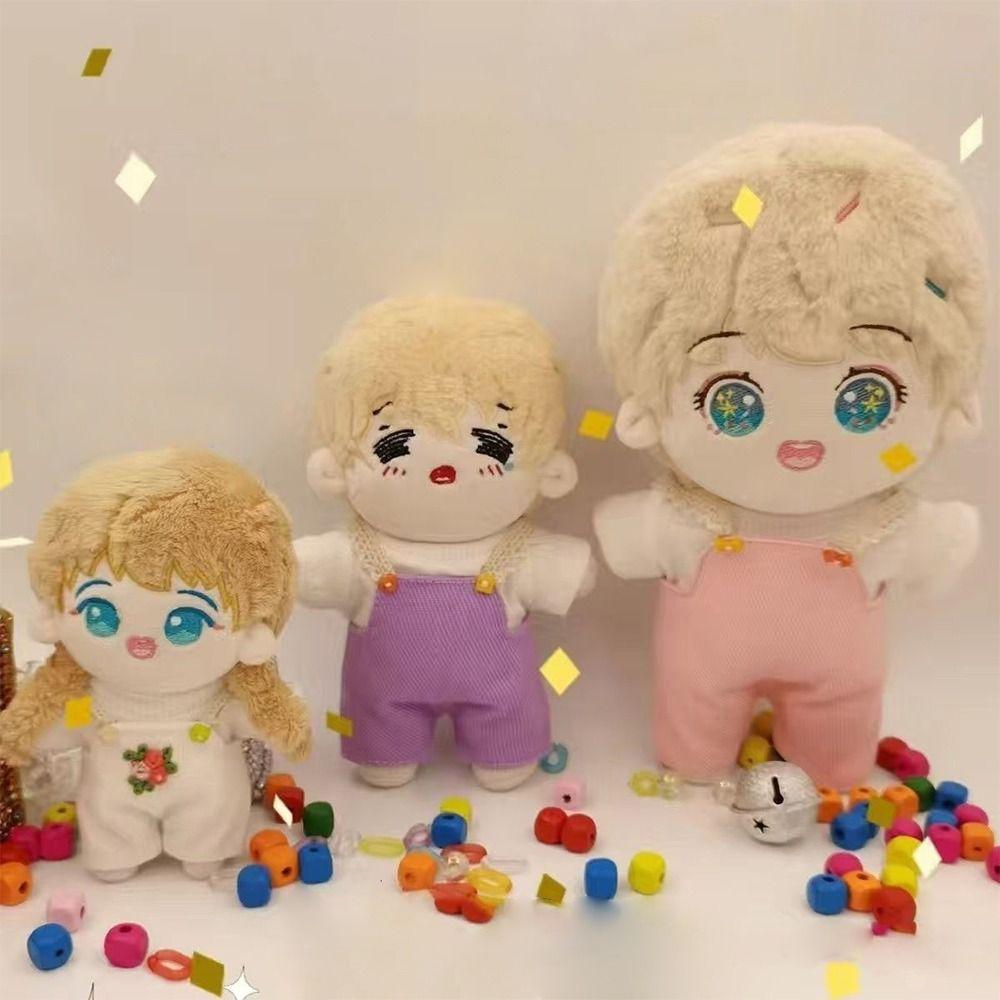 Handmade Doll Rompers Outfits Multi-colors Doll Clothes Doll Pants T-shirt  For 10cm Cotton Dolls