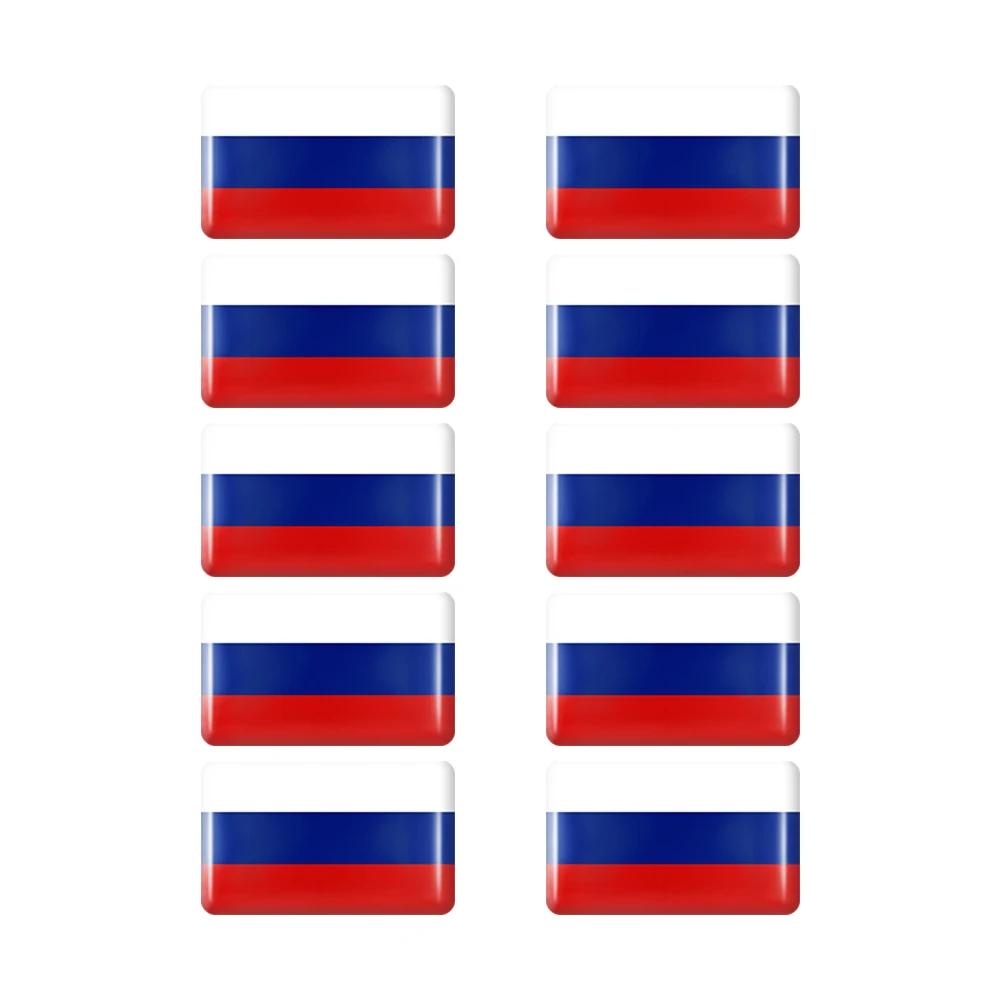 10 шт. Эпоксидные наклейки с флагами Наклейка для украшения салона автомобиля для Объединенных Арабских Эмиратов Таиланда Нидерландов России Бразилии Италии Значок