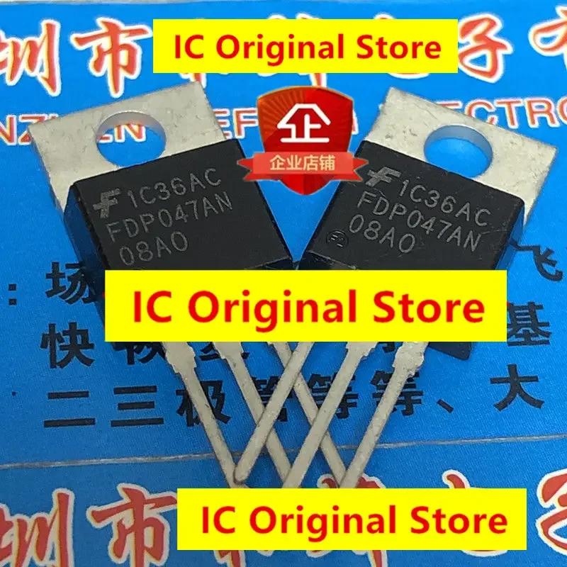 10 шт. FDP047AN08AO Новый в наличии TO-220 75В 80А 047AN08 Полевой транзистор Импортный инвертор FDP047AN08