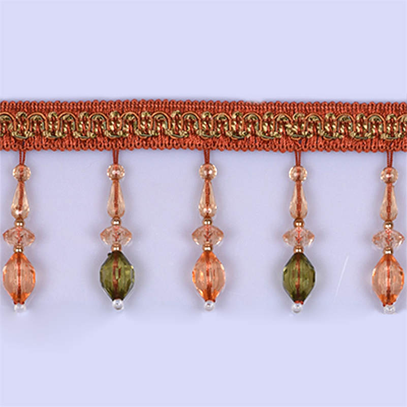 3-метровые подвески из хрустальных бусин для штор, бахрома, кисточки, отделка, обивка, свадебный декор