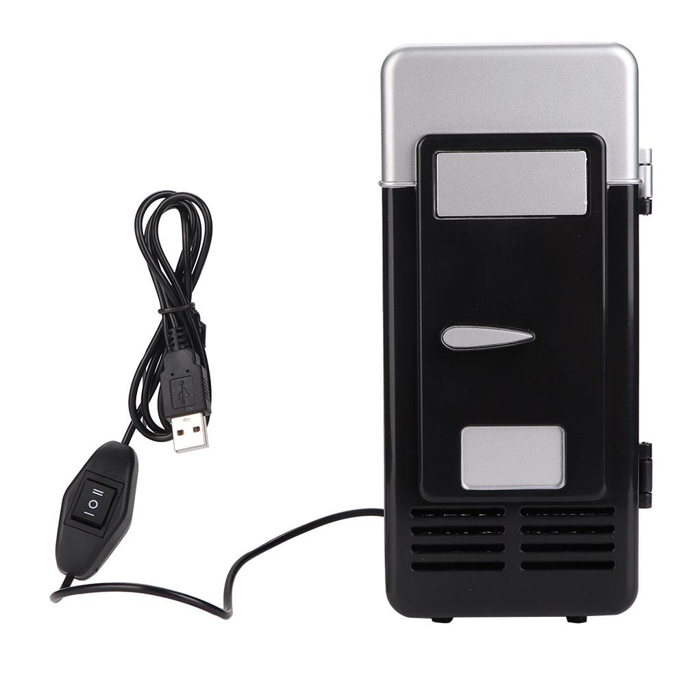 Мини USB офисный мини-холодильник двойного назначения для обогрева и охлаждения, портативный охладитель для напитков