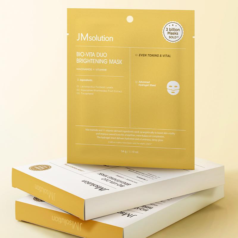 [JM Solution] Bio-Vita Duo Brightening Mask 34g*4EA