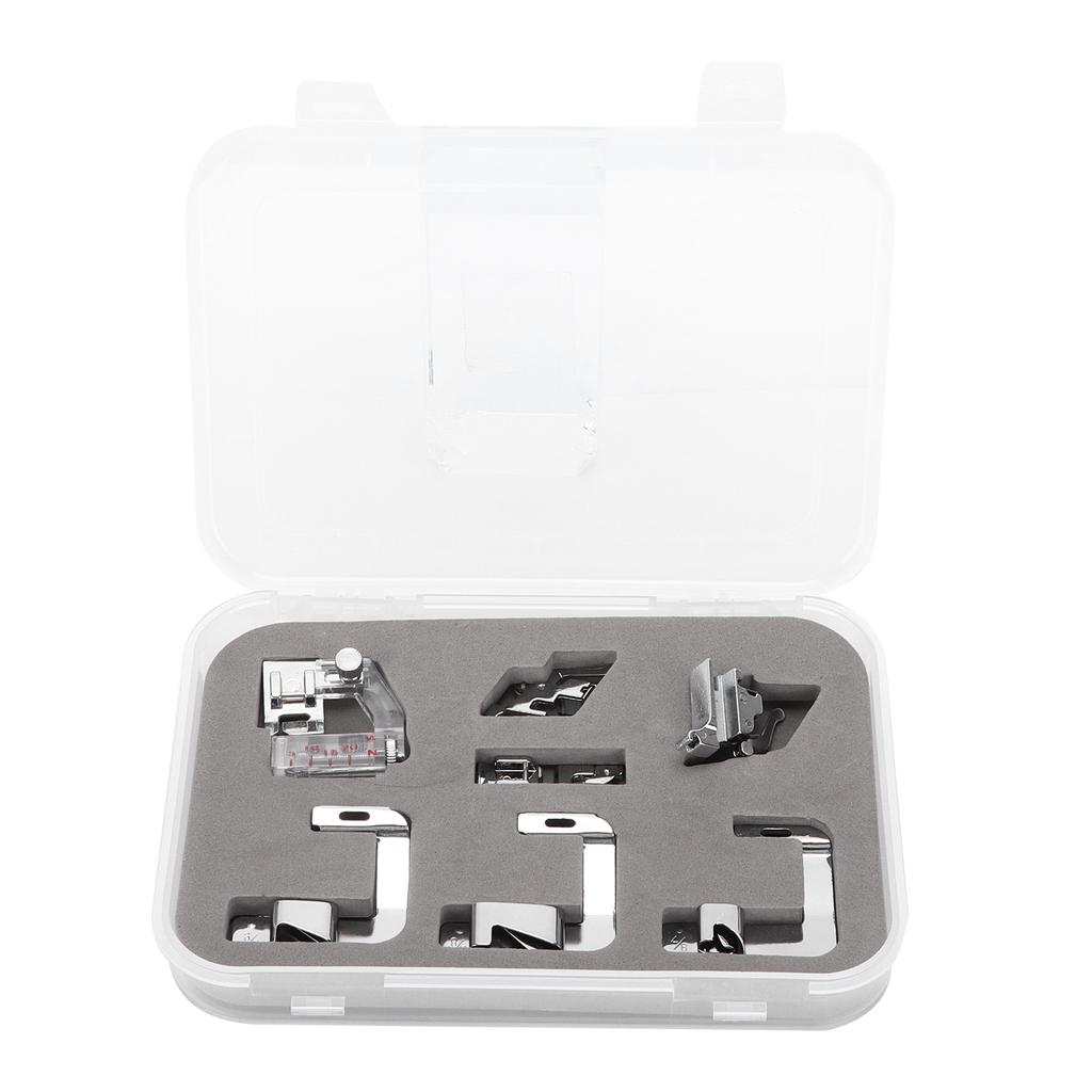 Набор из 7 прижимных лапок для домашнего использования, многофункциональный, подходит для большинства бытовых швейных машин.