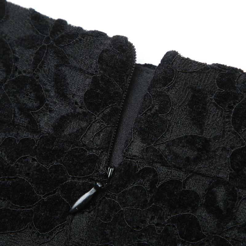 Юбка миди с ажурным кружевом для женщин, летняя, новая, прямая, с высокой талией, с разрезом на талии, средней длины