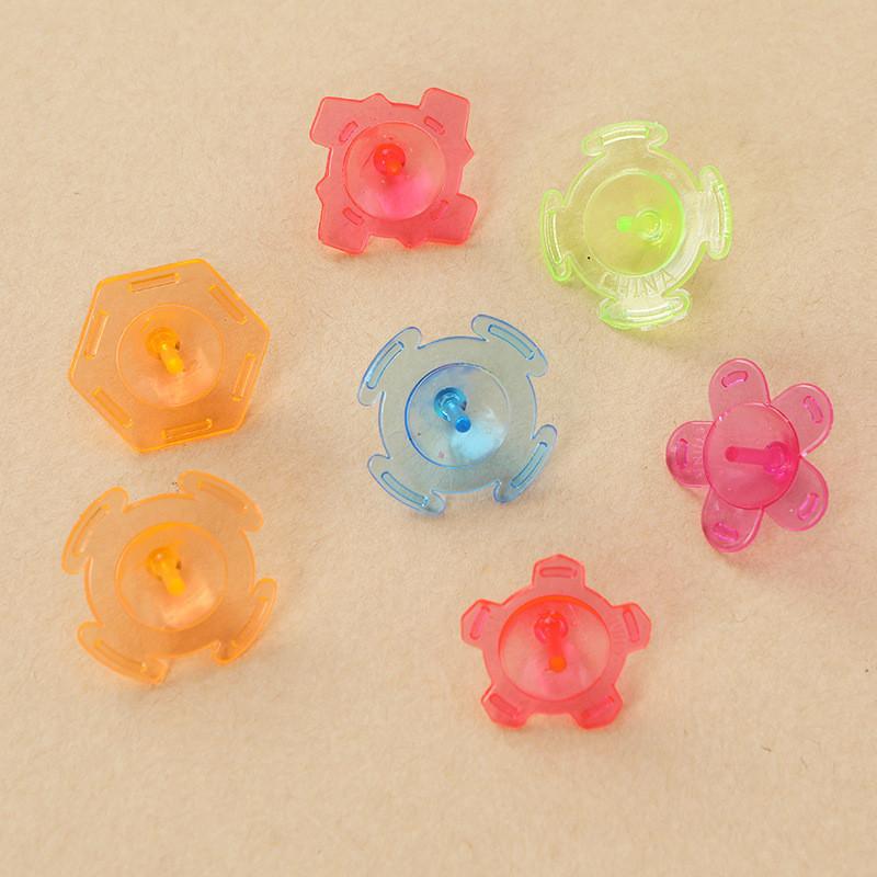 Крутящийся детский ручной прозрачный гироскоп из прозрачного материала для игры и коллекции