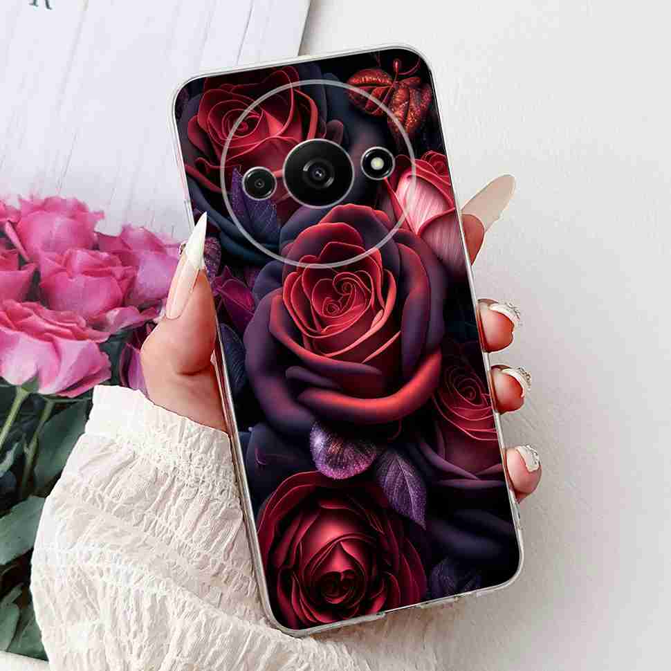 Чехол для Xiaomi Redmi A3 6.71" Мягкий Силикон Красивая Картина Задняя Крышка Для Redmi A3 RedmiA3 Чехол для Телефона Сумки
