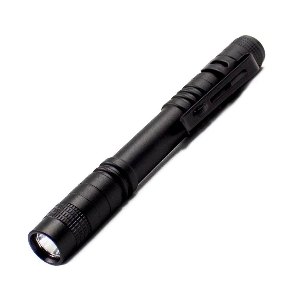 GS-7030 Aluminum Alloy Waterproof Mini Pen Flashlight with Pocket Clip