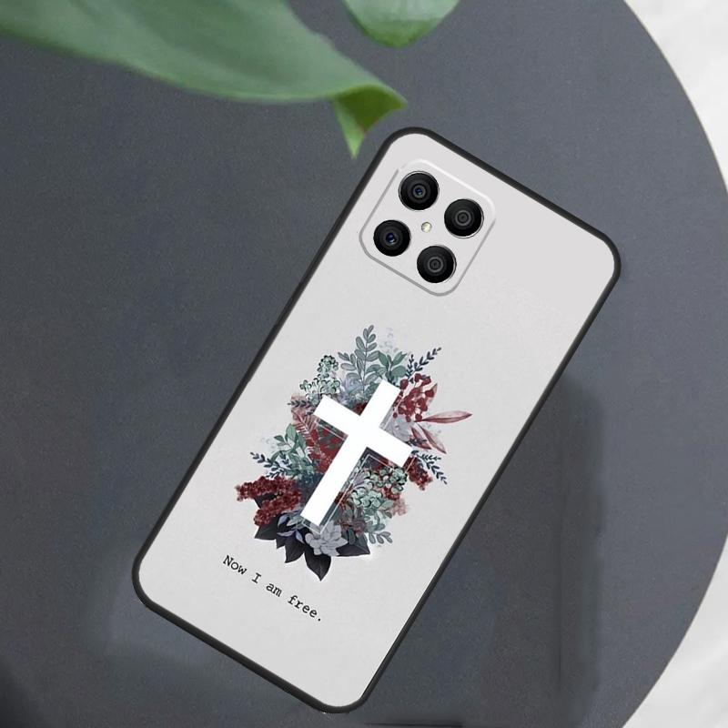 Крест Иисуса Христа Для Huawei Honor X9a X7 X8 X9 50 70 P20 P40 P30 Lite Mate 50 Pro Nova 5T P Smart 2021 Чехол