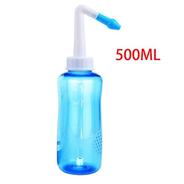 Назальный ирригатор 300 мл 500 мл Очиститель для промывания носа Neti Pot для взрослых и детей Предотвращение аллергического ринита Бутылка для промывания
