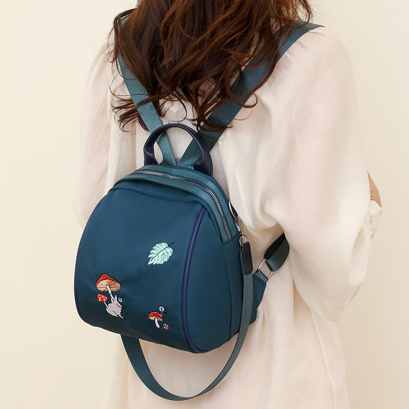 Повседневный маленький рюкзак модный рюкзак в национальном стиле с вышивкой сумка-ракушка сумка на плечо двойного назначения женская сумка женский рюкзак