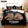 Комплекты постельного белья 3D Boxing, пододеяльник с наволочкой, двуспальная кровать, двуспальная кровать, постельное белье размера «king-size»