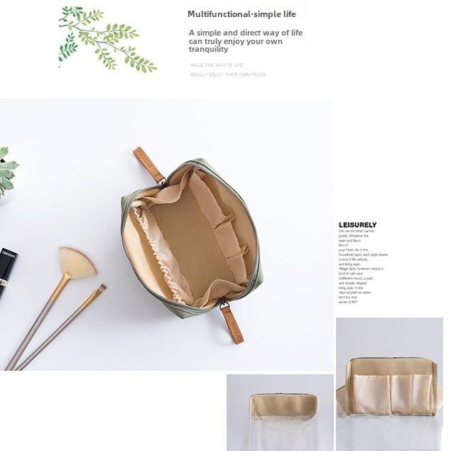 Компактная дорожная корейская косметичка - мини-портативное хранилище для помады и косметики