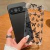 Butterfly Printed Clear TPU Phone Case For Google Pixel 9 Pro Pixel 9 Pro XL Soft Silicone Transparent Cover For Google Pixel 9A