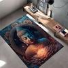Buddha with Lotus Mandala Artwork suitable as a non-slip mat for the living room or bedroom sofa