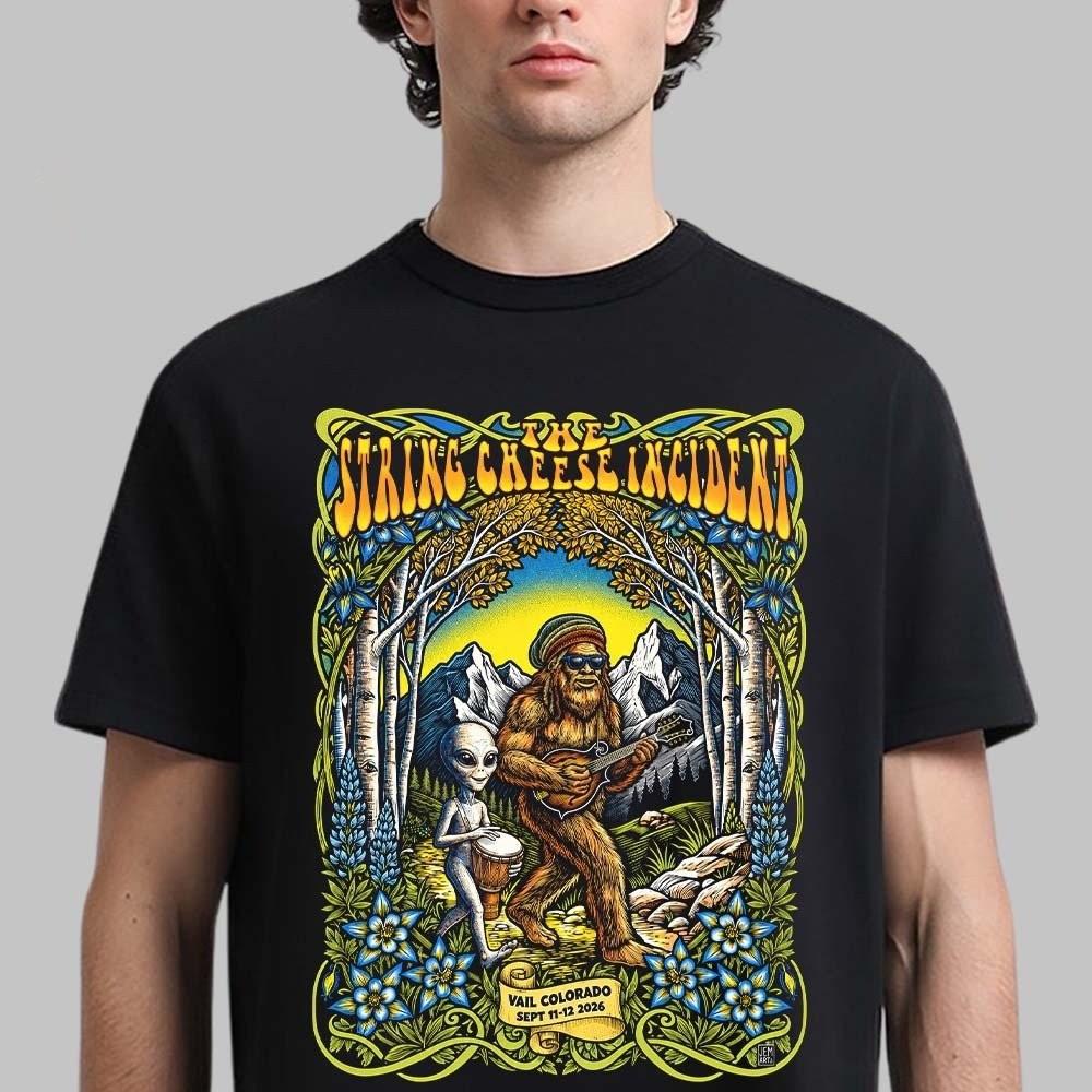 The String Cheese Incident Vail Colorado 2026 T-Shirt Unisex T-Shirt