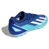 Adidas X Crazyfast.3 Круглый носок Шнуровка AG (Резиновый короткий стержень) Легкие футбольные бутсы Унисекс Футбольные бутсы Синие Белые IG7652