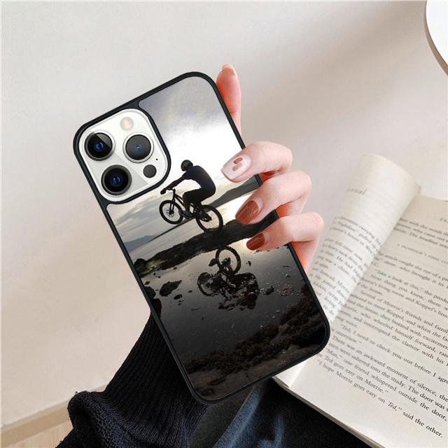 Спортивный Горный Велосипед Велоспорт Арт Чехол Для iPhone 17 Air 15 16 14 13 12 Pro Max 11 Pro Max Plus Чехол Для Телефона Coque