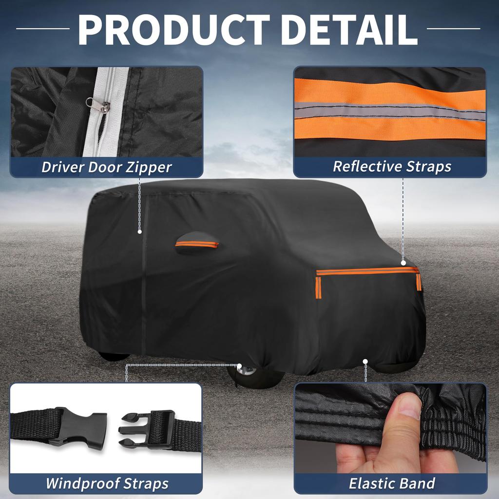 X AUTOHAUX Чехол для автомобиля для Honda Spunlace Новая водонепроницаемая ткань Флис Краска Дождливый Легкий Град Ветрозащитный Боковой Безопасность в ночное время Солнце N-WGN, 345148150см,