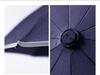 Heaven Umbrella Full Steel Large Umbrella Fully Automatic Folding Business Solid Color Wind resistant and Water repellent Dual use Umbrella Classic